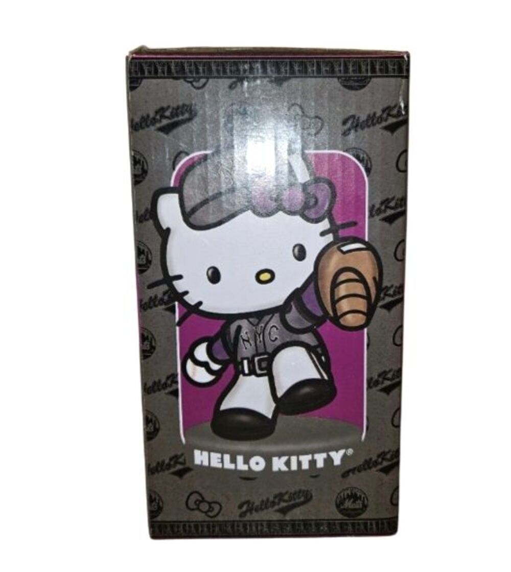 NY Mets Hello Kitty Bobblehead 2025 SGA City Connect Citi Field NIB - Picture 3 of 6